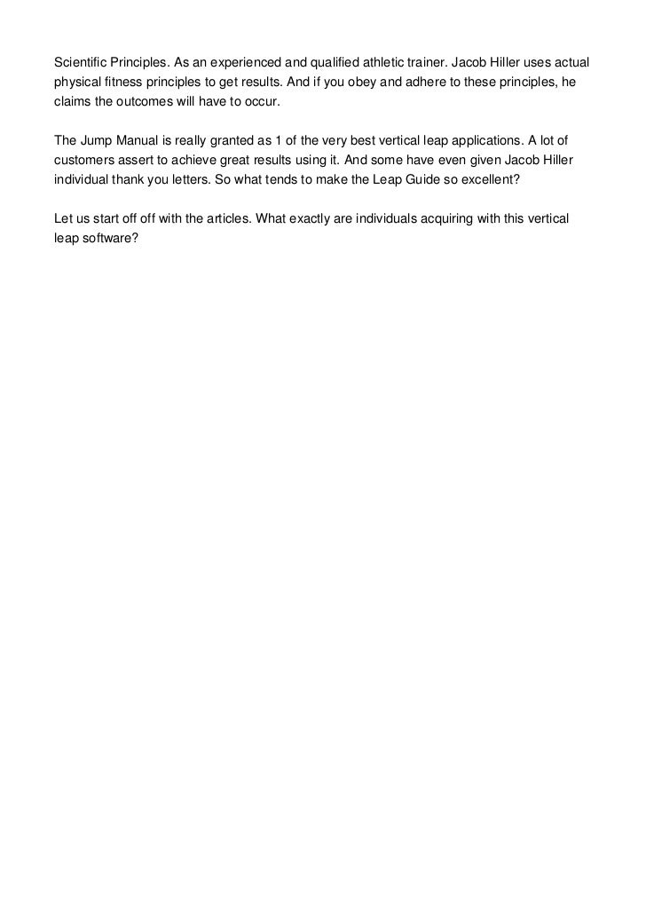 the jump manual full version free
